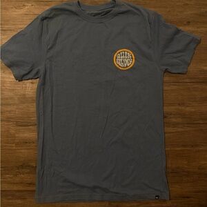 Quiksilver Men's Tee with Orange Logo